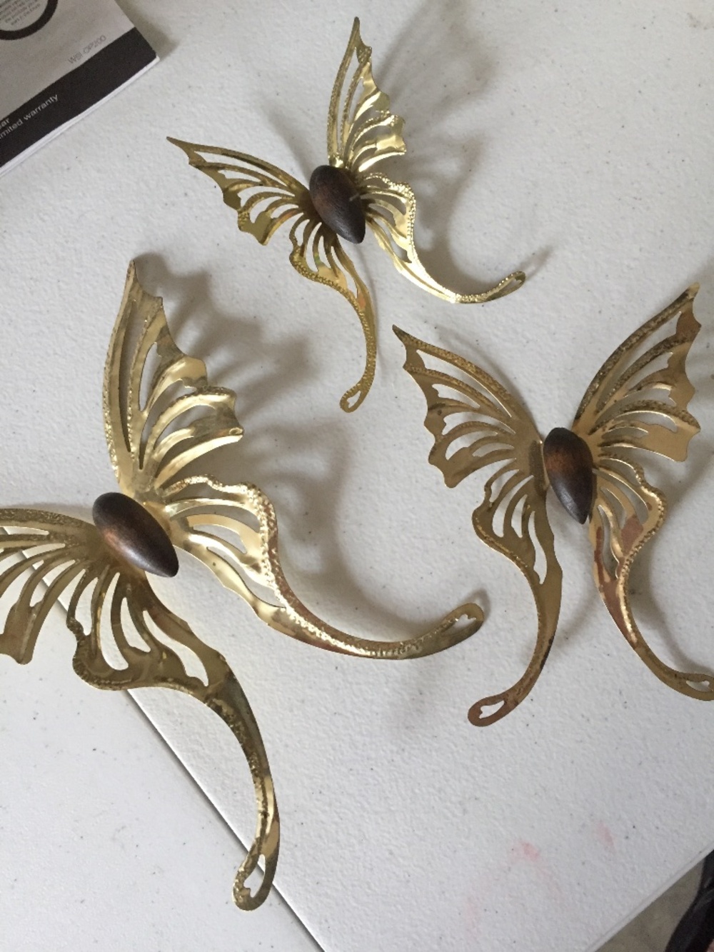 Vintage Home Interior Butterflys Wall Art